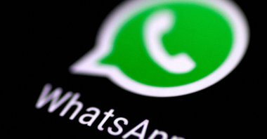 The WhatsApp messaging application is seen on a phone screen on Aug. 3, 2017. (Reuters Photo)