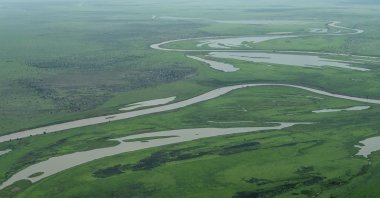 A view of the Nile River in Sudan, June 9, 2025. (AP Photo)
