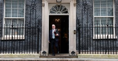 British Prime Minister Keir Starmer leaves 10 Downing Street in London, Britain, Feb. 11, 2026. (Reuters Photo)