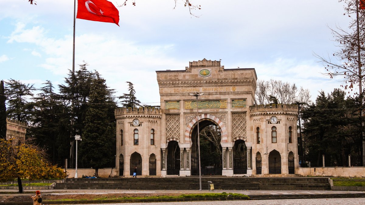 A general view of the historical entrance of Istanbul University, Beyazıt, Istanbul, Türkiye, Jan. 1, 2021. (Shutterstock Photo)