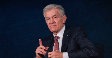 Centers for Medicare and Medicaid Services Administrator Mehmet Öz speaks during a fireside chat at the National Press Building, Washington, U.S., Feb. 2, 2026. (AFP Photo)