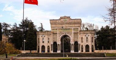 A general view of the historical entrance of Istanbul University, Beyazıt, Istanbul, Türkiye, Jan. 1, 2021. (Shutterstock Photo)