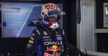 Red Bull driver Max Verstappen takes part in pre-season testing at the Bahrain International Circuit, Sakhir, Bahrain, Feb. 13, 2026. (Reuters Photo)