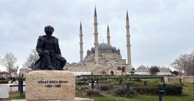 The historic Selimiye Mosque is fully restored and ready for worship, Edirne, Türkiye, Feb. 13, 2026. (DHA Photo)