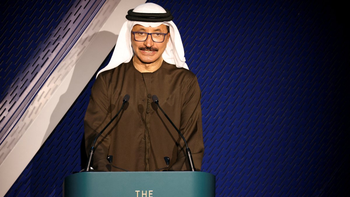 DP World Chairperson Sultan Ahmed bin Sulayem, since removed from his office after the Epstein files revealed frequent correspondence between him and the convicted sex offender, attends an event, Dubai, UAE, Feb. 10, 2022. (Reuters Photo)