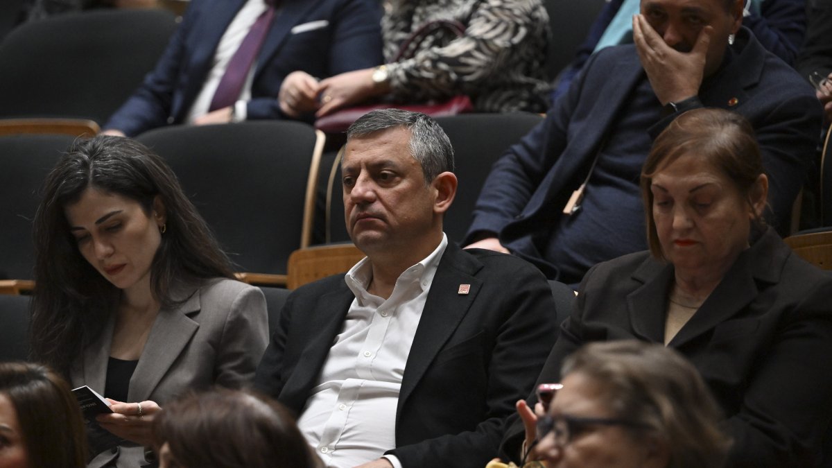 CHP leader Özgür Özel attends a concert, Ankara, Türkiye, Feb. 13, 2026. (AA Photo)