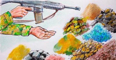 "For the U.S., critical minerals have become an element that defines the basis of military capacity, technological leadership and the claim to global hegemony." (Illustration by Erhan Yalvaç)