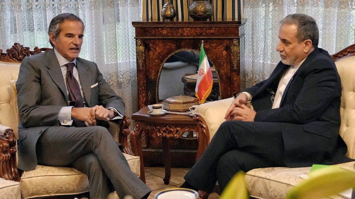 Iran's top diplomat sits down with IAEA chief ahead of talks with US
