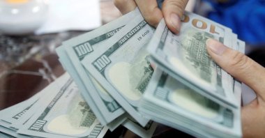 An employee of a bank counts U.S. dollar notes at a branch, Hanoi, Vietnam, May 16, 2016. (Reuters Photo)