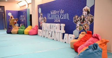 Children’s activity areas are prepared as part of the Ramadan program at the Presidential Complex, Ankara, Türkiye, Feb. 16, 2026. (AA Photo) 