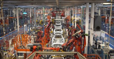 A general view of an automotive production facility, Bursa, northwestern Türkiye, Jan. 24, 2026. (AA Photo)