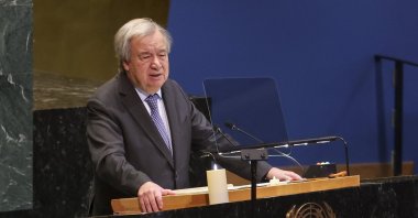Secretary-General of the United Nations Antonio Guterres speaks at U.N. Headquarters in New York, Jan. 27, 2026. (EPA File Photo)