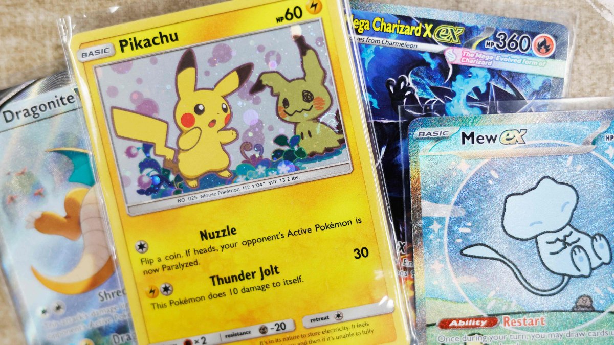 Collectible Pokémon cards are viewed in a store, Pasadena, California, U.S., Jan. 23, 2026. (AFP Photo)
