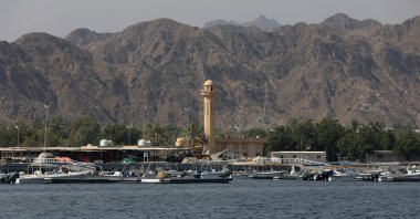 A general view of the Dibba Port, Fujairah, UAE, June 15, 2020. (Reuters Photo)