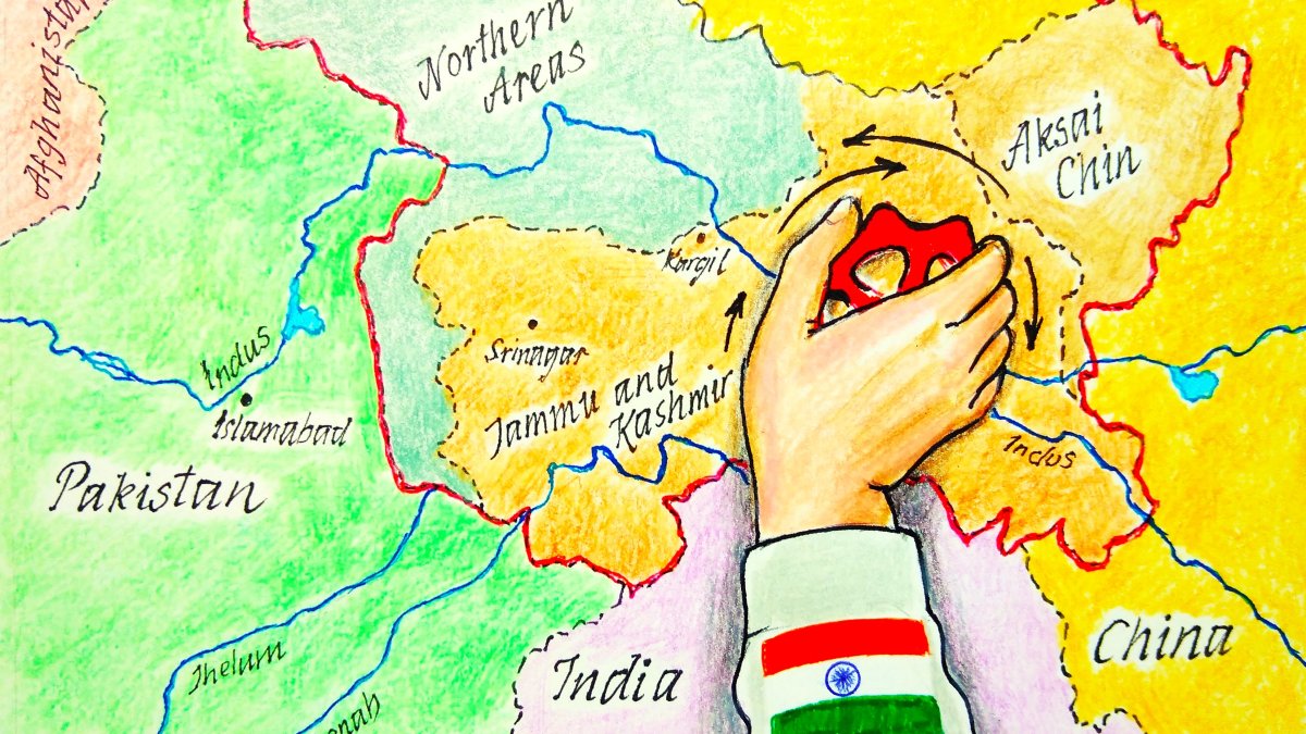"The signal that India may withdraw from the IWT following the May 2025 war with Pakistan, without prior consultation with its treaty counterpart, is a direct blow to the invincibility of the treaty." (Illustration by Erhan Yalvaç)