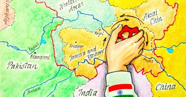 "The signal that India may withdraw from the IWT following the May 2025 war with Pakistan, without prior consultation with its treaty counterpart, is a direct blow to the invincibility of the treaty." (Illustration by Erhan Yalvaç)