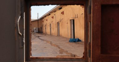 Prison cells are seen inside al-Shadadi prison in the city of al-Shadadi, located in the countryside of Hassakeh Governorate, Syria, Jan. 20, 2026. (EPA Photo)