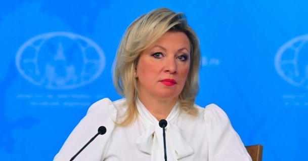 Foreign Ministry spokeswoman Maria Zakharova speaks at a news conference in Moscow, Jan. 20, 2026. (AA Photo)