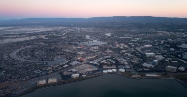An aerial view of Silicon Valley, California, U.S., July 1, 2016. (Getty Images Photo)
