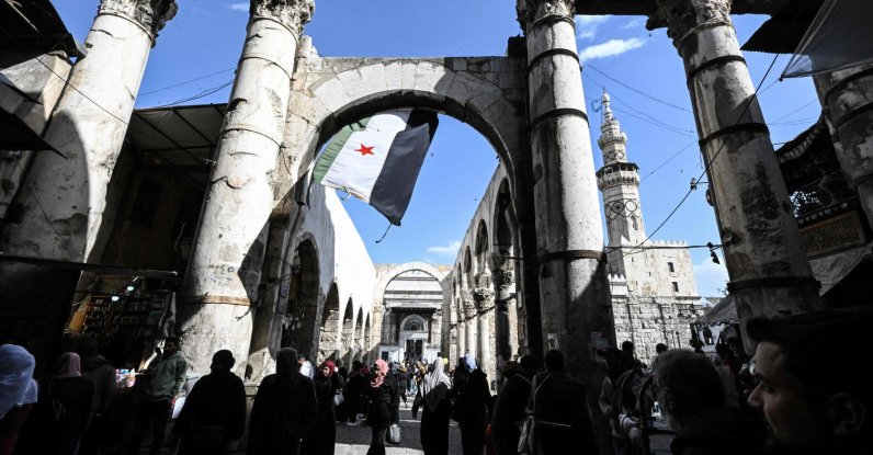 People shop in the Old City of Damascus, Syria, Feb. 18, 2026. (AFP Photo)