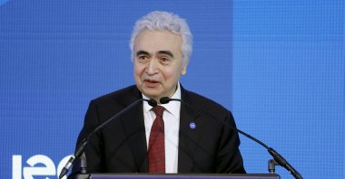 Executive Director of the International Energy Agency (IEA) Fatih Birol delivers his speech during the IEA Ministerial Meeting at the OECD, Paris, France, Feb. 18, 2026. (EPA Photo)