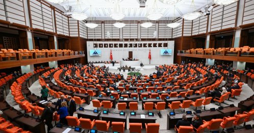 The General Assembly of the Turkish Parliament, Ankara, Türkiye, July 16, 2025. (AA Photo) 