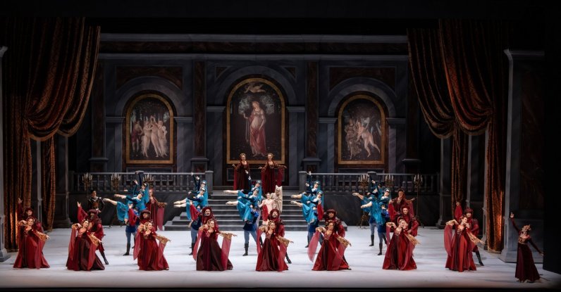 A scene from “Romeo and Juliet.” (Courtesy of AKM)