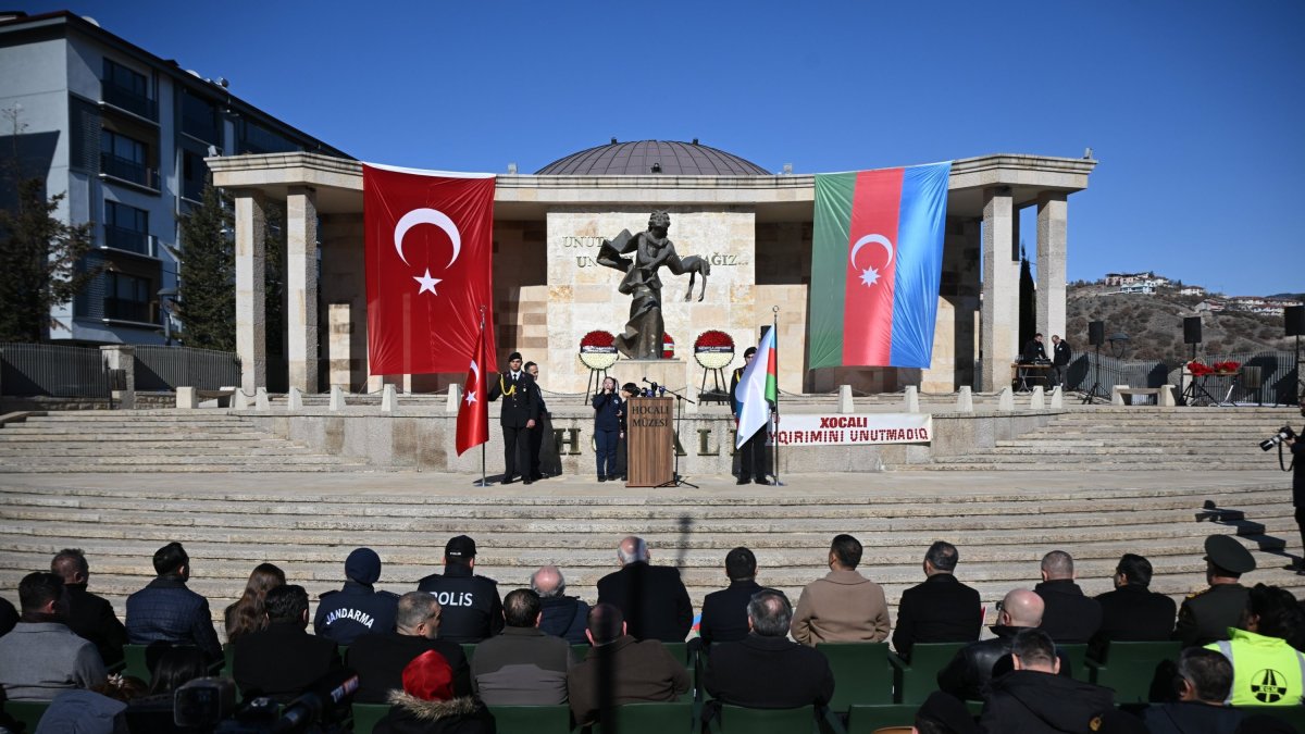 The victims of the Khojaly Massacre are commemorated at the Khojaly Museum, Kızılcahamam district, Ankara, Türkiye, Feb. 25, 2025. (AA Photo)