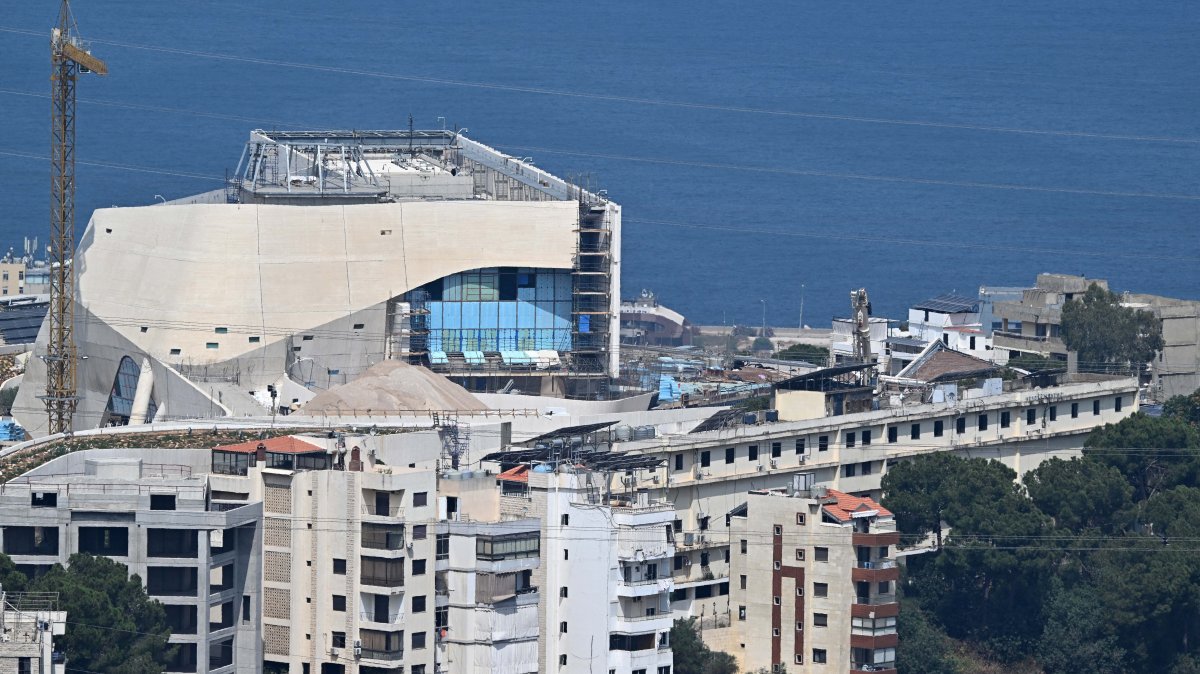 This picture shows the U.S. Embassy building in Awkar east of Beirut on June 23, 2025. (AFP File Photo)