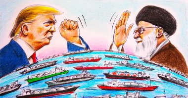 "If negotiations along the Washington-Tehran axis produce negative outcomes, uncertainty remains as to what extent and in what manner Iran would use the energy cards it holds." (Illustration by Erhan Yalvaç)