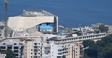 This picture shows the U.S. Embassy building in Awkar east of Beirut on June 23, 2025. (AFP File Photo)