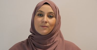 Adeline, who embraced Islam 14 years ago, reflects on her faith journey in France, Feb. 24, 2026. (AA Photo)