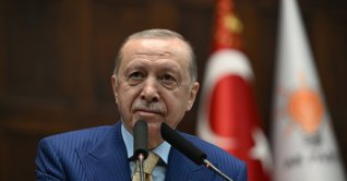President Recep Tayyip Erdoğan speaks to lawmakers of his ruling Justice and Development Party (AK Party), Ankara, Türkiye, Feb. 25, 2026. (AA Photo)