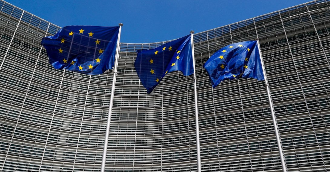 European Union flags flutter outside the EU Commission headquarters in Brussels, Belgium June 20, 2018. (Reuters File Photo)