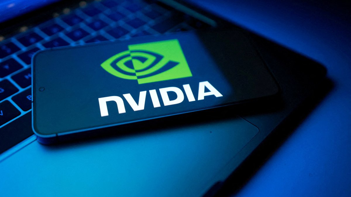 An Nvidia logo appears in this illustration created on Aug. 25, 2025. (Reuters Photo)