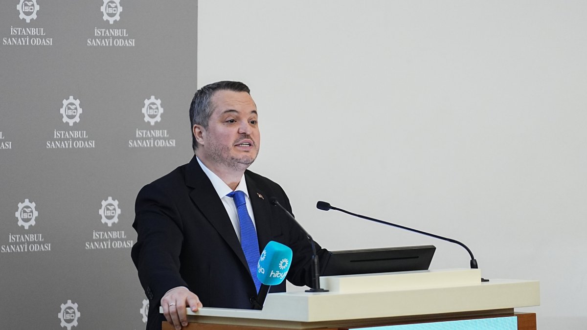 Türkiye Wealth Fund (TWF) CEO Salim Arda Ermut speaks at an event in Istanbul, Türkiye, Feb. 25, 2026. (AA Photo)