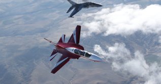 Hürjet trainer aircraft is seen in this photo released on Feb. 3, 2026. (AA File Photo)