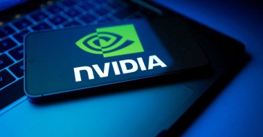 An Nvidia logo appears in this illustration created on Aug. 25, 2025. (Reuters Photo)