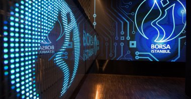 A general view of the Borsa Istanbul stock exchange is seen in this file photo. (IHA Photo)