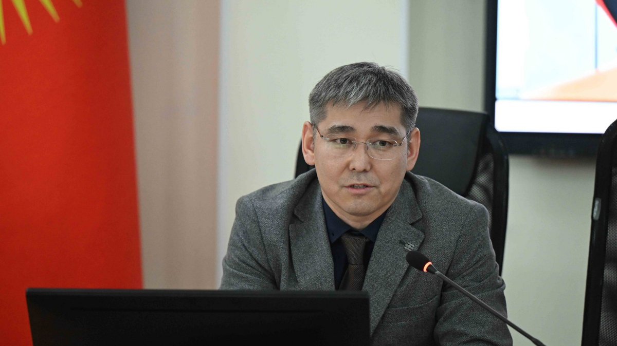Damirbek Osmonov, Kyrgyzstan’s new health minister, Bishkek, Kyrgyzstan, Feb. 25, 2026. (AA Photo) 