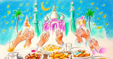 "Indonesia does not experience Ramadan in a single voice. It is spoken differently across islands, cities and coastlines." (Illustration by Erhan Yalvaç)