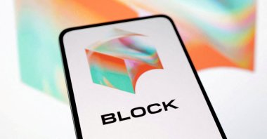Block Inc logo is seen displayed in this illustration taken, April 10, 2023. (Reuters Photo)