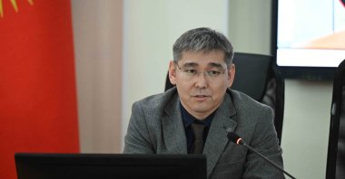 Damirbek Osmonov, Kyrgyzstan’s new health minister, Bishkek, Kyrgyzstan, Feb. 25, 2026. (AA Photo) 