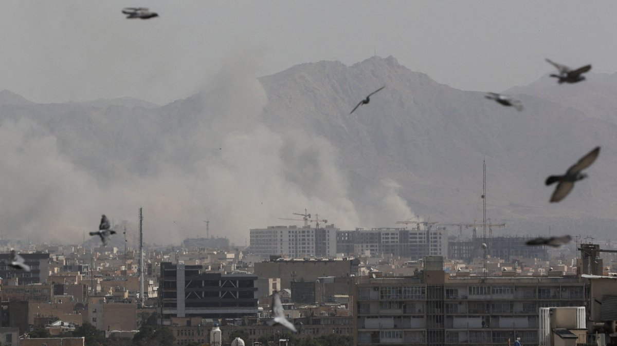 Smoke rises following an explosion, after Israel and the U.S. launched strikes on Iran, in Tehran, Iran, Feb. 28, 2026. (Reuters Photo)
