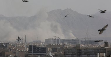 Smoke rises following an explosion, after Israel and the U.S. launched strikes on Iran, in Tehran, Iran, Feb. 28, 2026. (Reuters Photo)