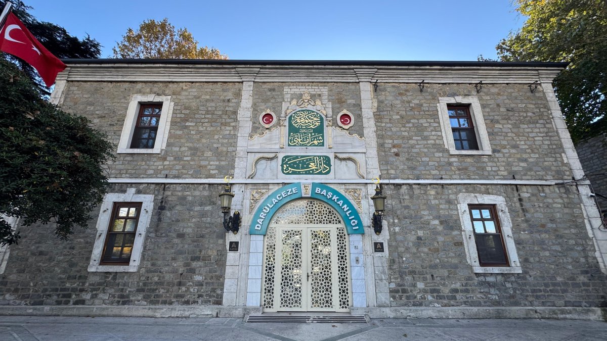 An undated photo of the Darülaceze headquarters, Istanbul, Türkiye. (Courtesy of Darülaceze)