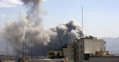 Smoke billows following attacks, Tehran, Iran, March 1, 2026. (AA Photo)
