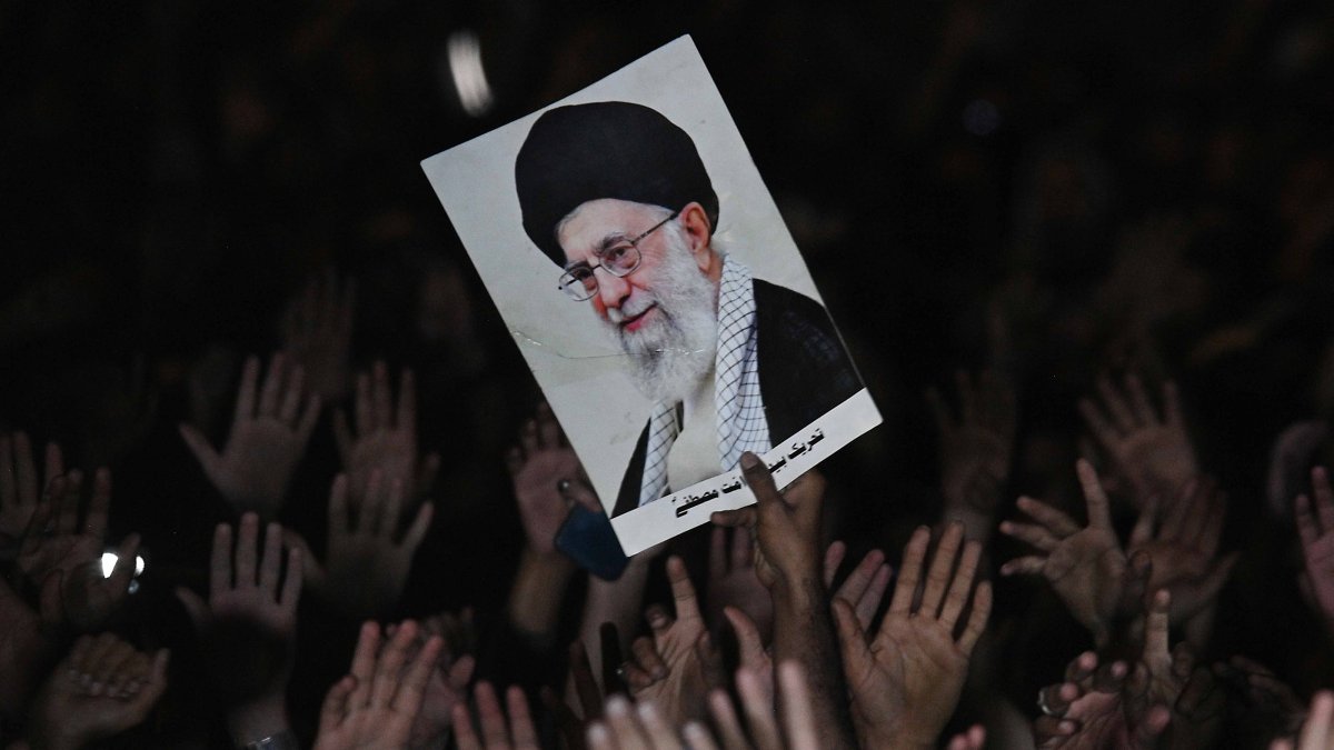 People attend the funeral of victims of violent protests held outside the U.S. Consulate in Karachi, Pakistan, March 1, 2026. (EPA Photo)