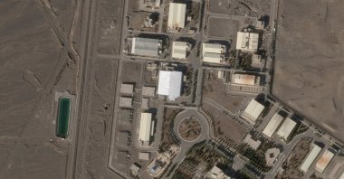 Satellite imagery shows a new roof over a previously destroyed building at the Natanz nuclear site, Iran, Jan. 30, 2026.