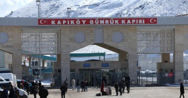 A general view of Kapıköy customs gate on the border of Türkiye with Iran, Van, eastern Türkiye, March 2, 2026. (AA Photo)